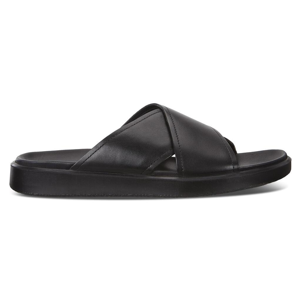 Ecco Flowt Lx Mens Slide Sandals In Black Sales - India FJC-976105